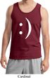 Mens Funny Tanktop Smiley Chat Face Tank Top