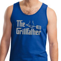 Mens Funny Tanktop The Grill Father Tank Top
