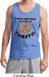 Mens Funny Tanktop Thirsty Pretzels Tank Top