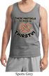 Mens Funny Tanktop Thirsty Pretzels Tank Top