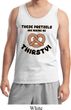 Mens Funny Tanktop Thirsty Pretzels Tank Top