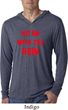 Mens Funny Tee Hit em with the Hein Lightweight Hoodie