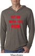 Mens Funny Tee Hit em with the Hein Lightweight Hoodie