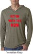 Mens Funny Tee Hit em with the Hein Lightweight Hoodie