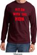 Mens Funny Tee Hit em with the Hein Long Sleeve