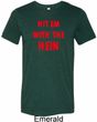 Mens Funny Tee Hit em with the Hein Tri Blend Tee