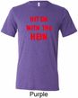 Mens Funny Tee Hit em with the Hein Tri Blend Tee