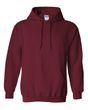 Clearance - Mens Gildan Heavy Blend 18500 Hoodie Sweatshirt - Maroon
