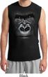 Mens Gorilla Shirt Big Gorilla Face Muscle Tee T-Shirt