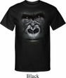Mens Gorilla Shirt Big Gorilla Face Tall Tee T-Shirt