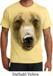 Mens Grizzly Bear Shirt Big Grizzly Bear Face Organic T-Shirt