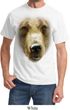 Mens Grizzly Bear Shirt Big Grizzly Bear Face Tee T-Shirt