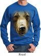 Mens Grizzly Bear Sweatshirt Big Grizzly Bear Face Sweat Shirt