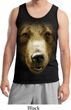 Mens Grizzly Bear Tanktop Big Grizzly Bear Face Tank Top