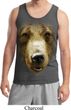 Mens Grizzly Bear Tanktop Big Grizzly Bear Face Tank Top