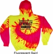 Mens Gymnastics Hoodie Competitive Gymnast Tie Dye Hoody