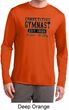 Mens Gymnastics Shirt Competitive Gymnast Dry Wicking Long Sleeve