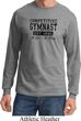 Mens Gymnastics Shirt Competitive Gymnast Long Sleeve Tee T-Shirt