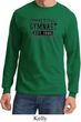 Mens Gymnastics Shirt Competitive Gymnast Long Sleeve Tee T-Shirt