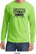Mens Gymnastics Shirt Competitive Gymnast Long Sleeve Tee T-Shirt