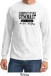 Mens Gymnastics Shirt Competitive Gymnast Long Sleeve Tee T-Shirt