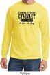Mens Gymnastics Shirt Competitive Gymnast Long Sleeve Tee T-Shirt