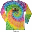 Mens Gymnastics Shirt Competitive Gymnast Long Sleeve Tie Dye T-shirt