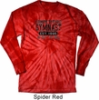 Mens Gymnastics Shirt Competitive Gymnast Long Sleeve Tie Dye T-shirt