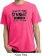 Mens Gymnastics Shirt Competitive Gymnast Pigment Dyed Tee T-Shirt