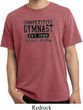 Mens Gymnastics Shirt Competitive Gymnast Pigment Dyed Tee T-Shirt