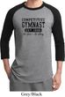 Mens Gymnastics Shirt Competitive Gymnast Raglan Tee T-Shirt