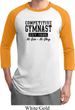 Mens Gymnastics Shirt Competitive Gymnast Raglan Tee T-Shirt