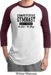 Mens Gymnastics Shirt Competitive Gymnast Raglan Tee T-Shirt