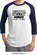 Mens Gymnastics Shirt Competitive Gymnast Raglan Tee T-Shirt