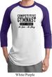Mens Gymnastics Shirt Competitive Gymnast Raglan Tee T-Shirt