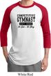 Mens Gymnastics Shirt Competitive Gymnast Raglan Tee T-Shirt