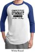 Mens Gymnastics Shirt Competitive Gymnast Raglan Tee T-Shirt