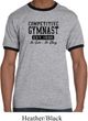 Mens Gymnastics Shirt Competitive Gymnast Ringer Tee T-Shirt