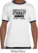 Mens Gymnastics Shirt Competitive Gymnast Ringer Tee T-Shirt