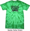 Mens Gymnastics Shirt Competitive Gymnast Spider Tie Dye Tee T-shirt
