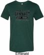 Mens Gymnastics Shirt Competitive Gymnast Tri Blend Crewneck T-Shirt