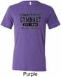 Mens Gymnastics Shirt Competitive Gymnast Tri Blend Crewneck T-Shirt