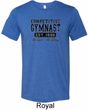 Mens Gymnastics Shirt Competitive Gymnast Tri Blend Crewneck T-Shirt