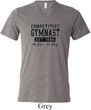 Mens Gymnastics Shirt Competitive Gymnast Tri Blend V-neck Tee T-Shirt