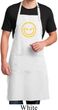 Mens Halloween Apron Evil Smiley Face Full Length Apron with Pockets