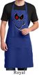 Mens Halloween Apron Ghost Face Full Length Apron with Pockets
