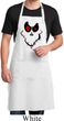 Mens Halloween Apron Ghost Face Full Length Apron with Pockets