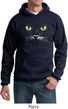 Mens Halloween Hoodie Black Cat Hoody
