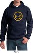 Mens Halloween Hoodie Evil Smiley Face Hoody