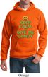 Mens Halloween Hoodie Keep Calm and Give Me Candy Hoody
